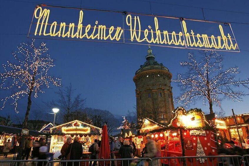 From Frankfurt: Magnificent Heidelberg, Mannheim Christmas Market