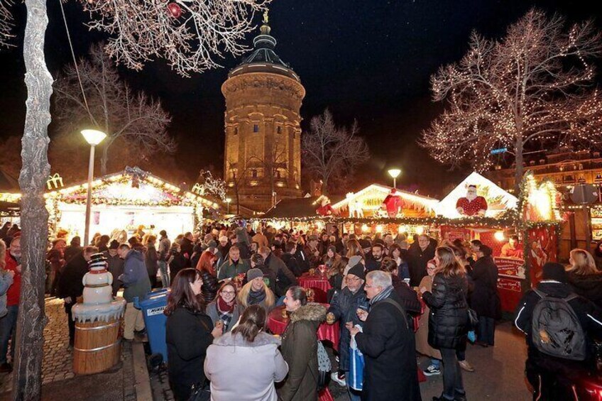 From Frankfurt: Magnificent Heidelberg, Mannheim Christmas Market