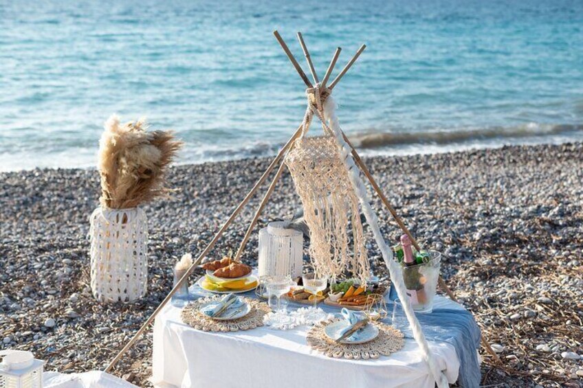 Private Picnic Date Rhodes Greece