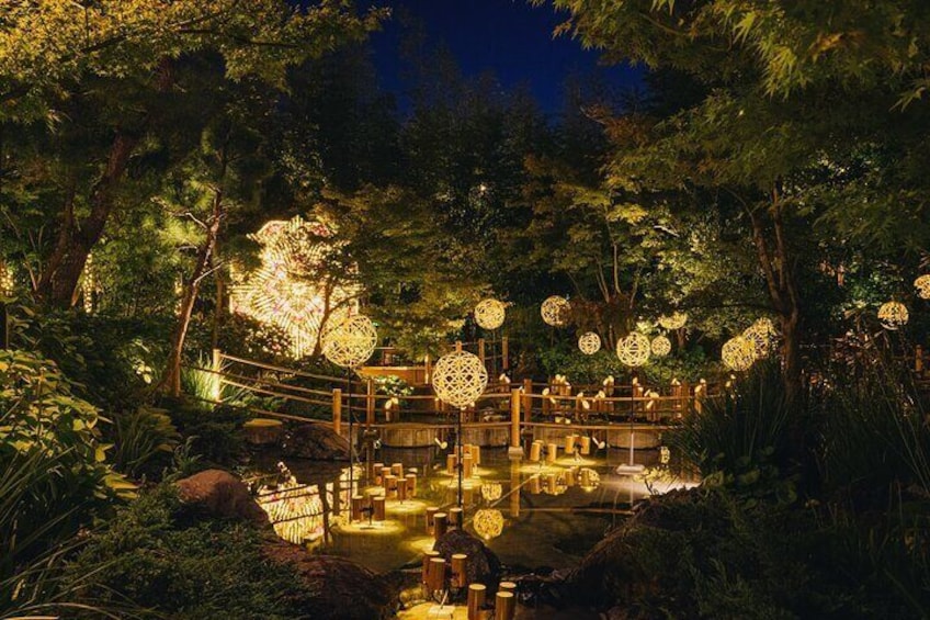 Princess Kaguya's Glowing Garden Pass in Sakuramachi Kumamoto