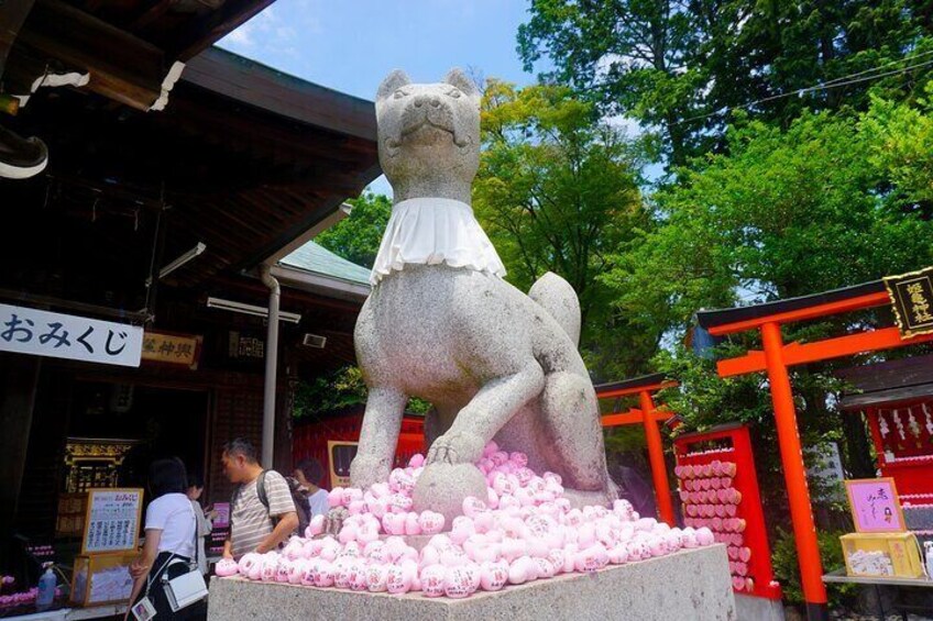 Inari shrine next to Inuyama castle.