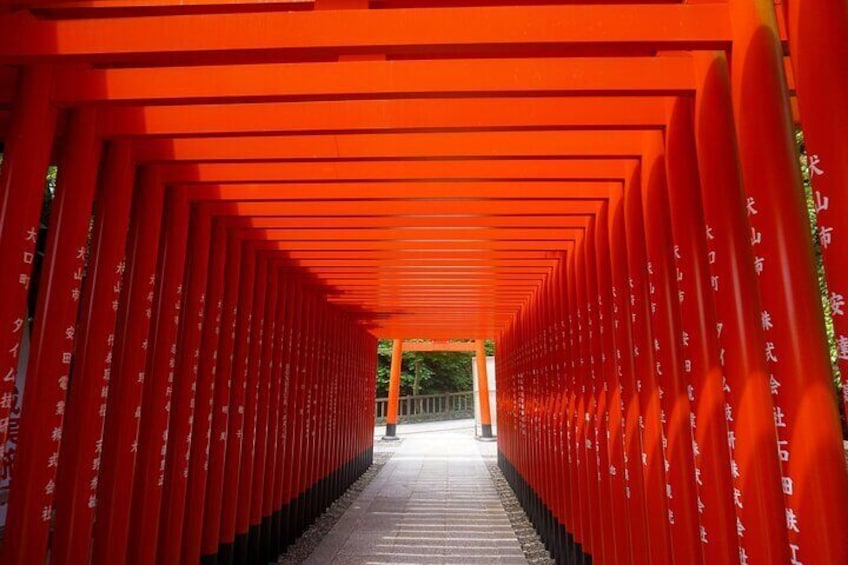 At Inari shrine.