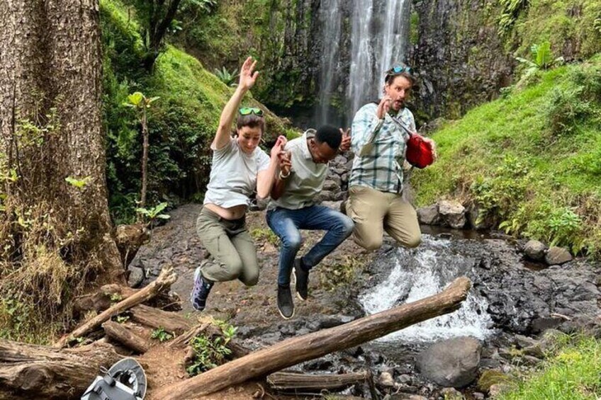 Bodaboda Experience to Materuni Waterfall and Coffee Tour 