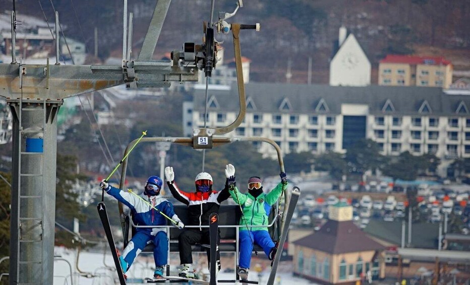 Picture 2 for Activity Seoul: Jisan Forest Winter Ski Day Tour