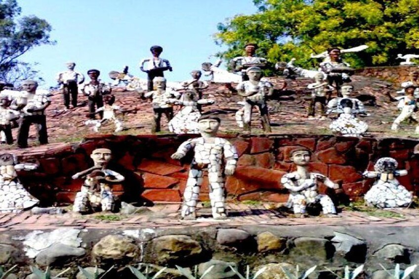 Rock garden, tour from Delhi