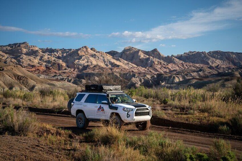 Moonscape Overlook and Factory Butte Offroad Tour