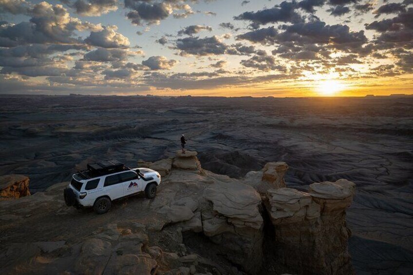 Moonscape Overlook and Factory Butte Offroad Tour