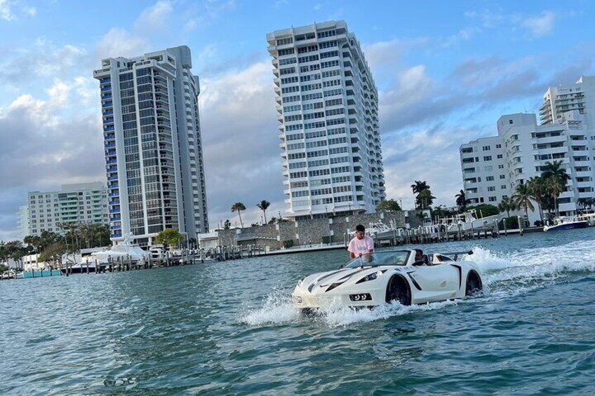 Miami Beach Jetcars and Free Boat Ride