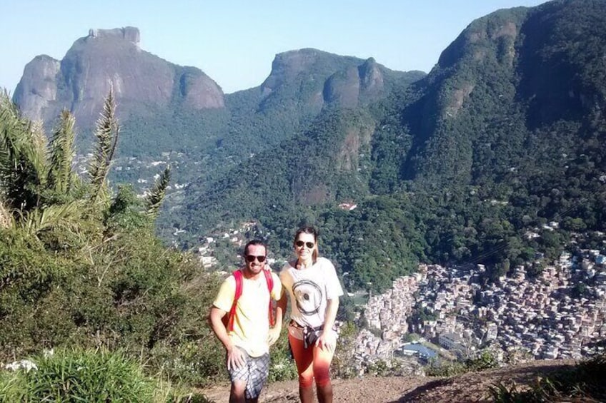 Stunning views of Rio's iconic beaches from Dois Irmãos