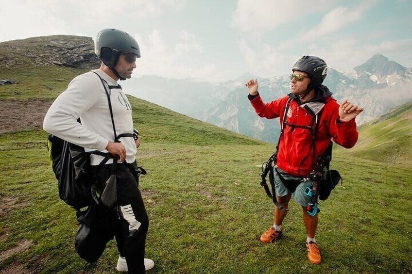 Mürren Lauterbrunnen Paragliding Tandem Flights