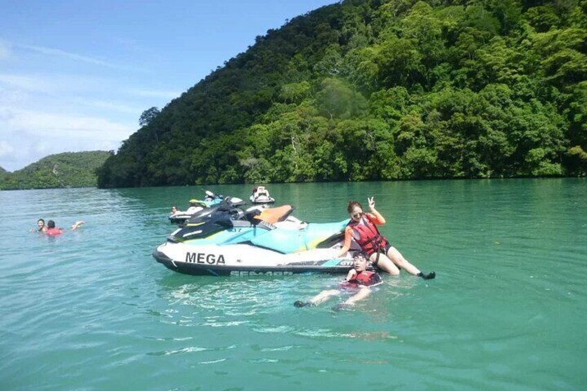 Langkawi Islands Jet Ski Tour Including Dayang Bunting Island