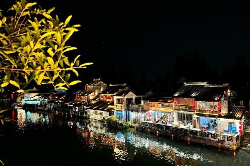 Zhujiajiao 5 Hours Flexible Water Town Adventure by Night