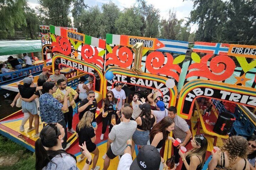 Xochimilco Boat Party