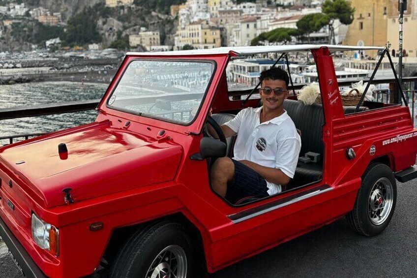 Amalfi Coast Private Tour on a Fully Convertible Epoque Car