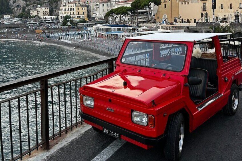 Amalfi Coast Private Tour on a Fully Convertible Epoque Car