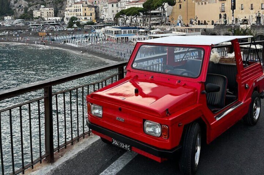 Amalfi Coast Private Tour on a Fully Convertible Epoque Car