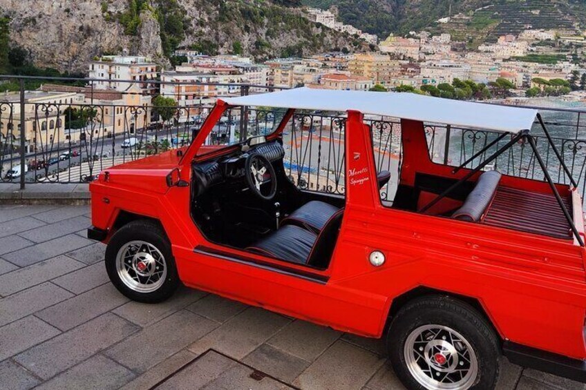 Amalfi Coast Private Tour on a Fully Convertible Epoque Car