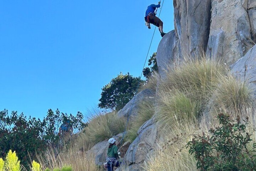 View of Rock Climbers