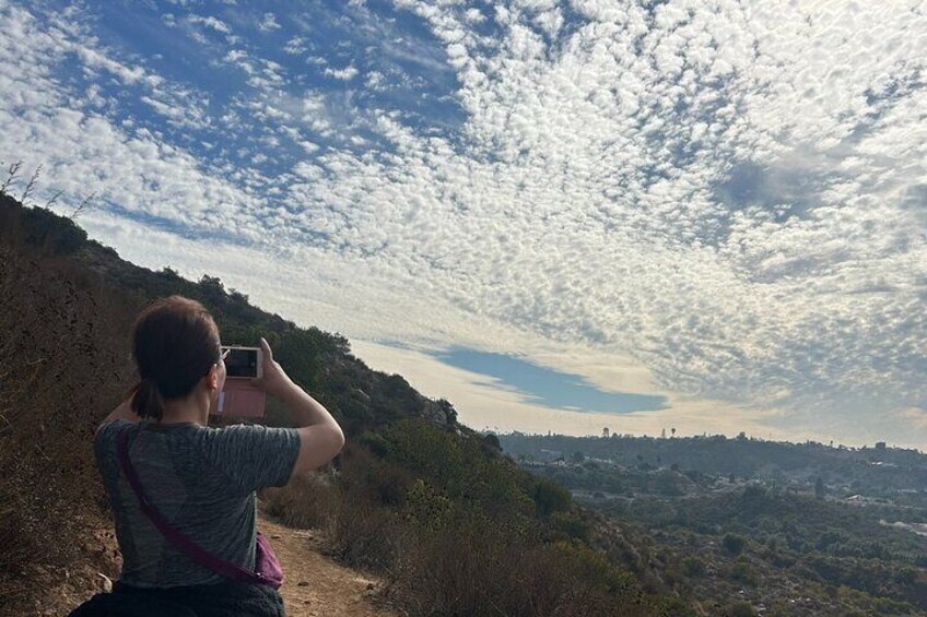 Tour Participant enjoying the San Diego sky