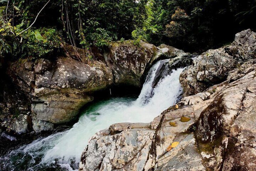 Natural water slide at Charco Frío, Las Tinajas.