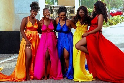 Luxury Flying Dress Photoshoot in Accra