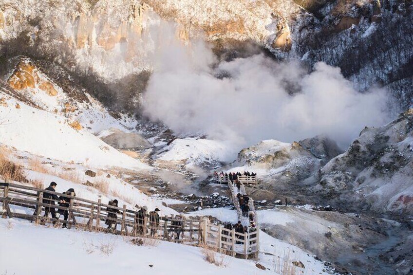 Jigokudani in Winter