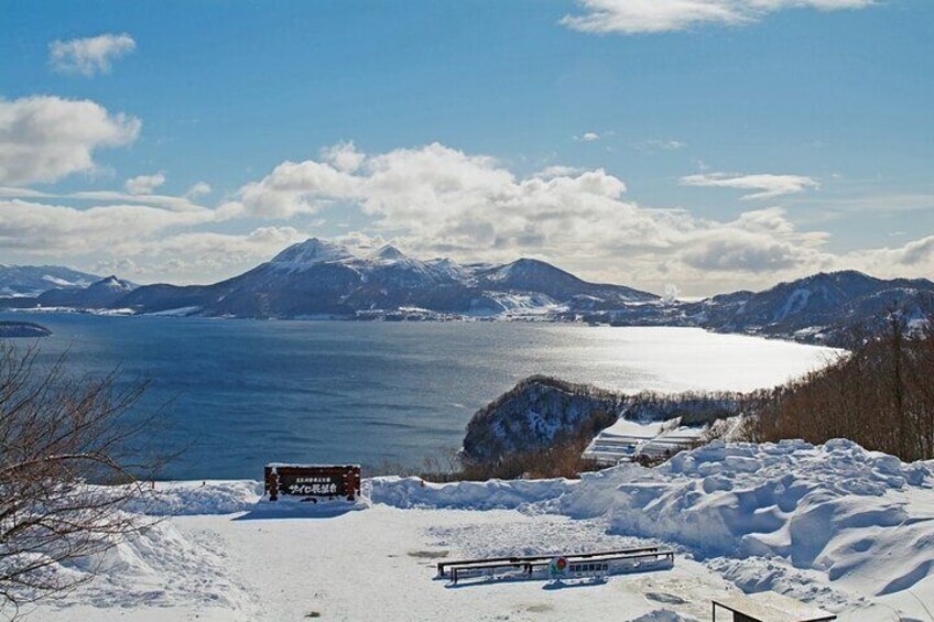 Lake Toya in Winter