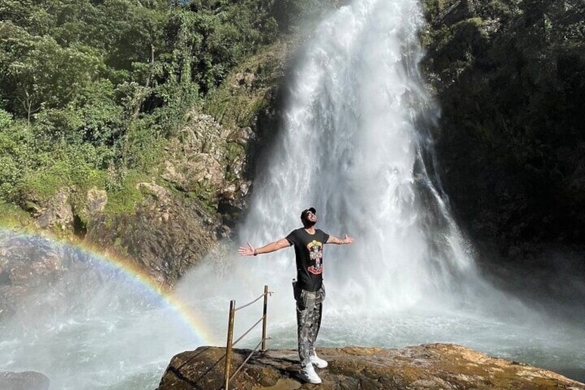 Majestic Waterfall and Zip-Lining with Stunning Views