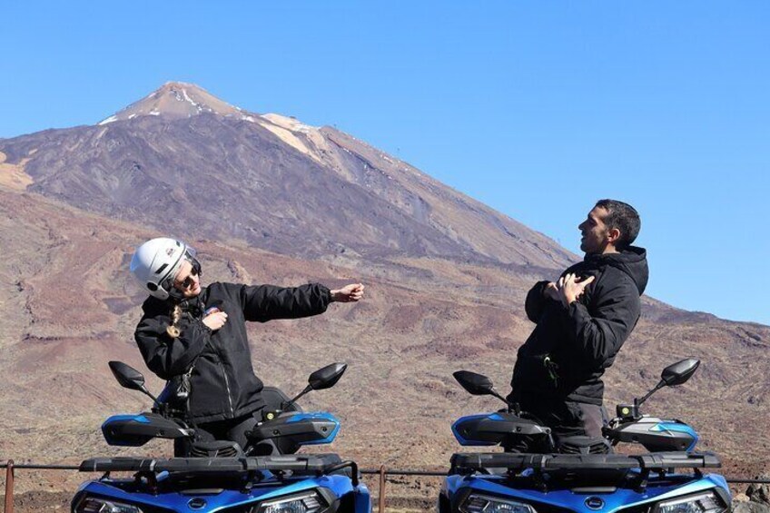 From Puerto de la Cruz: Quad Day Trip Volcano Teide National Park