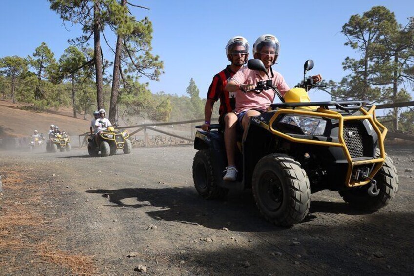 Half Day Guided Quad Tour Teide National Park Islands View