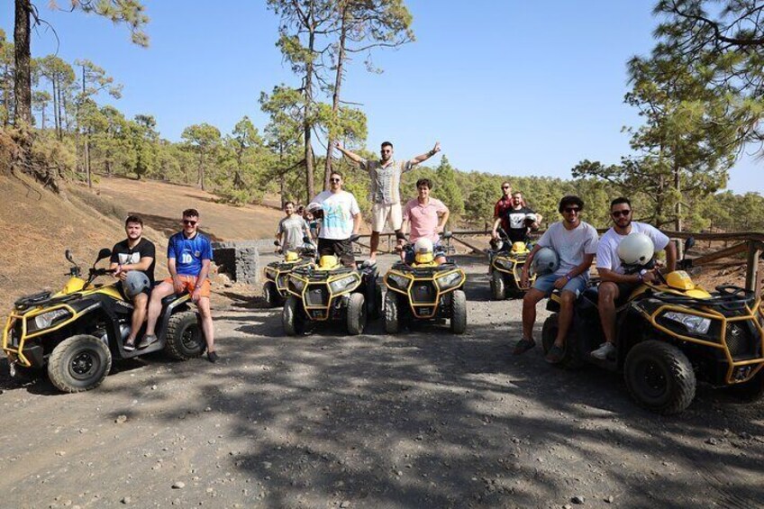 Half Day Guided Quad Tour Teide National Park Islands View