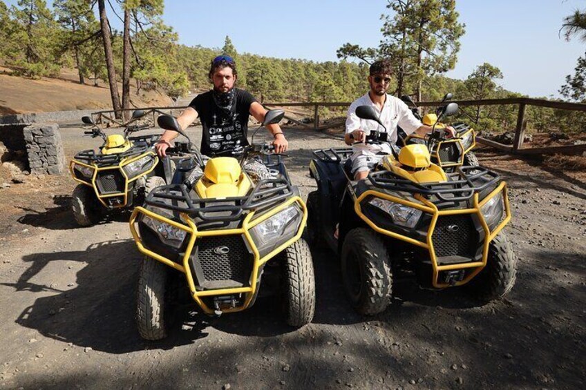 Half Day Guided Quad Tour Teide National Park Islands View