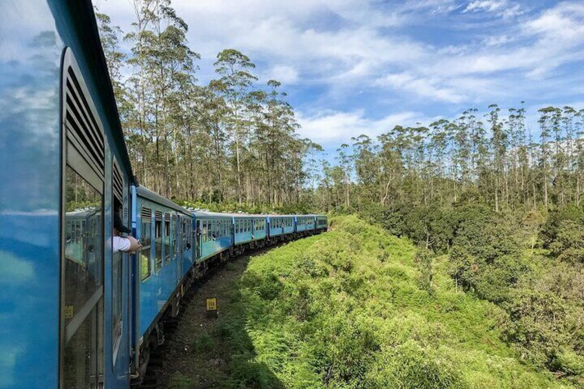 From Kandy Scenic Train Ride 1st or 2nd Class Seats to Ella