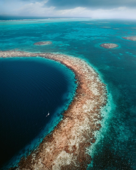 Picture 2 for Activity Blue Hole & Turneffe Islands: Helicopter Tour