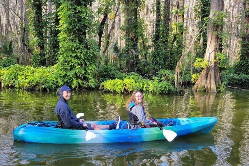 Half-Day Tandem Kayak Rental for Two in the Scenic Dora Canal