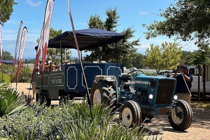 Stellenbosch Wine Tractor Tour with Shuttle from V&A Waterfront