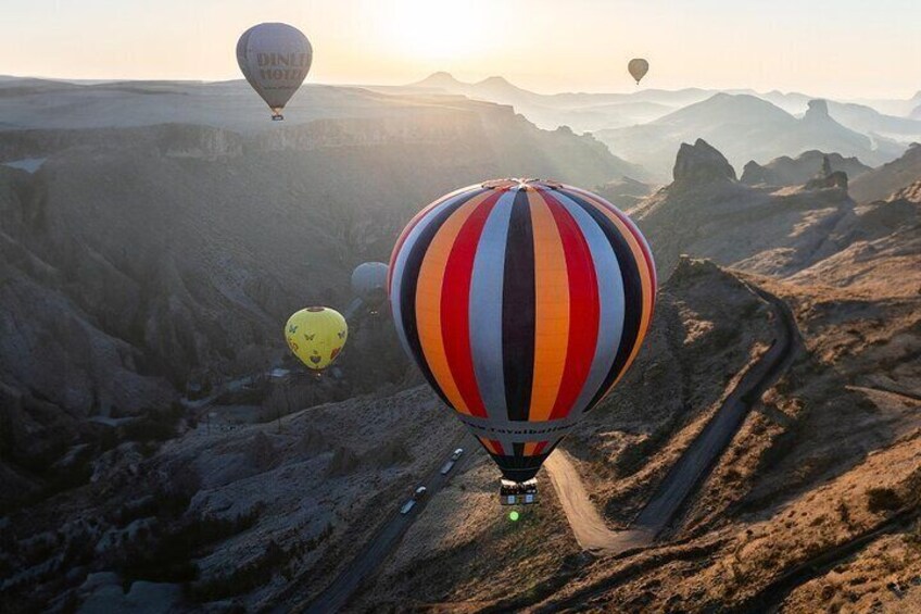 Hot Air Balloon Flight over Soganli Valley Cappadocia