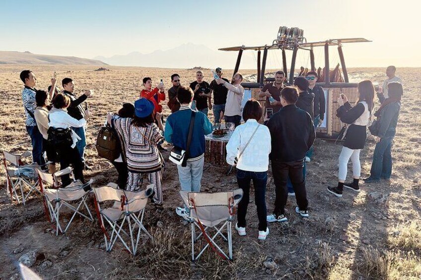 Hot Air Balloon Flight over Soganli Valley Cappadocia