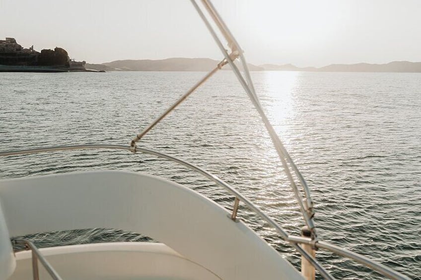 Boat trip and sea bathing