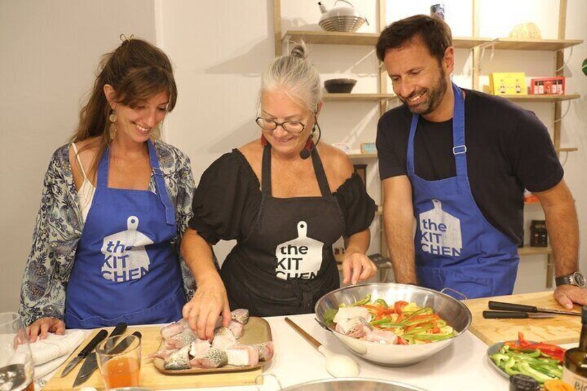 Market Tour & Cataplana Cooking Class - The Kitchen - Lagos, Algarve, Portugal 