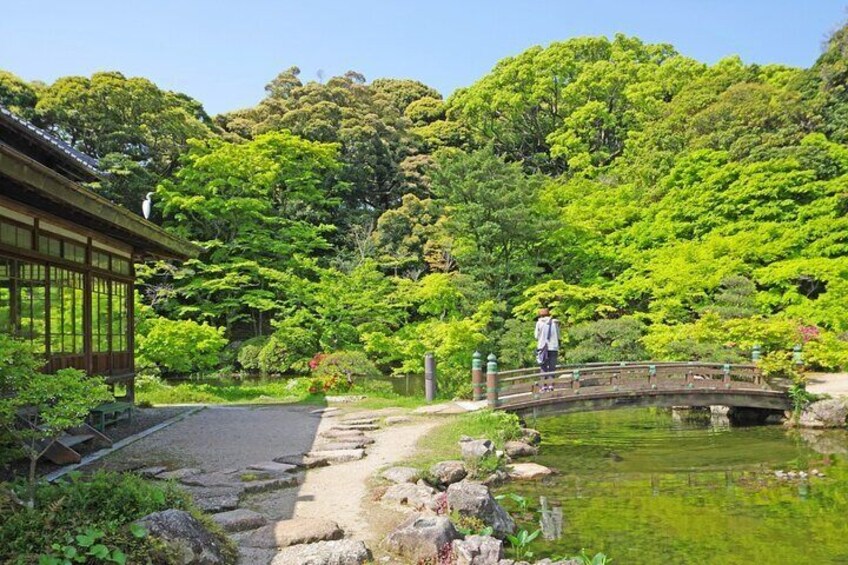 Chofu Japanese garden at CHOFU city, Yamaguchi Pref