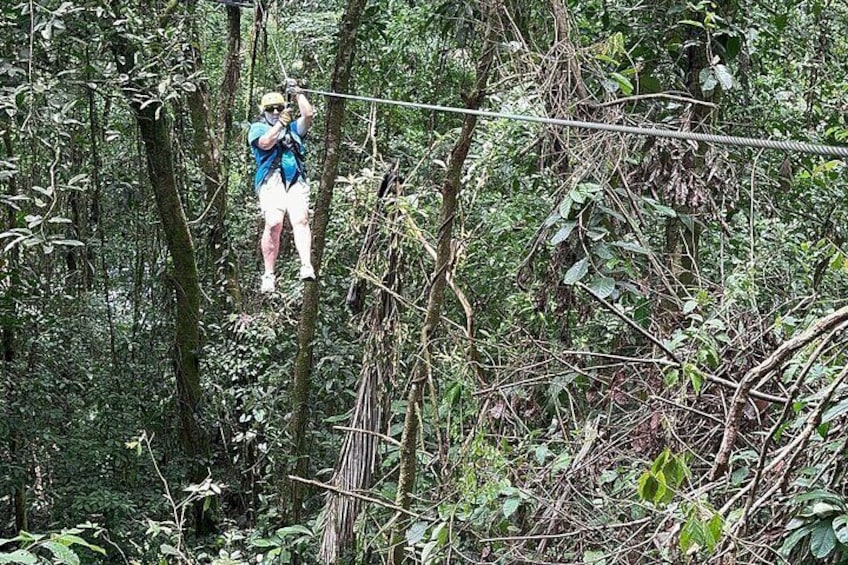 Zipline Adventure on Rio Celeste with Lunch Included