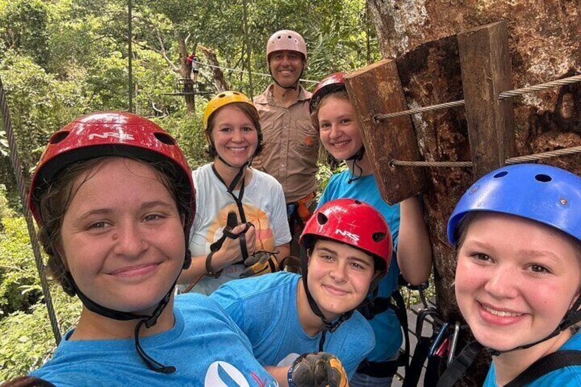 Zipline Adventure on Rio Celeste with Lunch Included