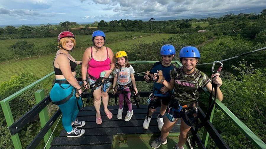 Zipline Adventure on Rio Celeste with Lunch Included