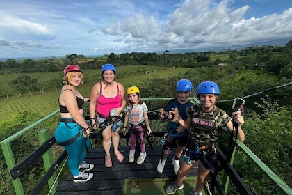 Zipline Adventure on Rio Celeste with Lunch Included