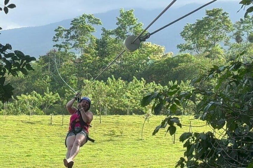 Zipline Adventure on Rio Celeste with Lunch Included