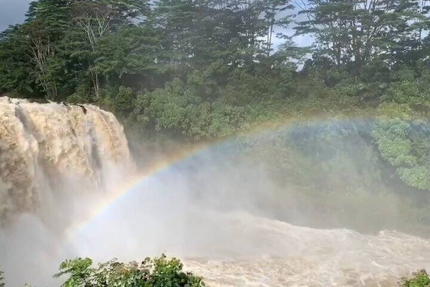 Volcano National Park and Rainbow Fall in Hilo, Hawaii
