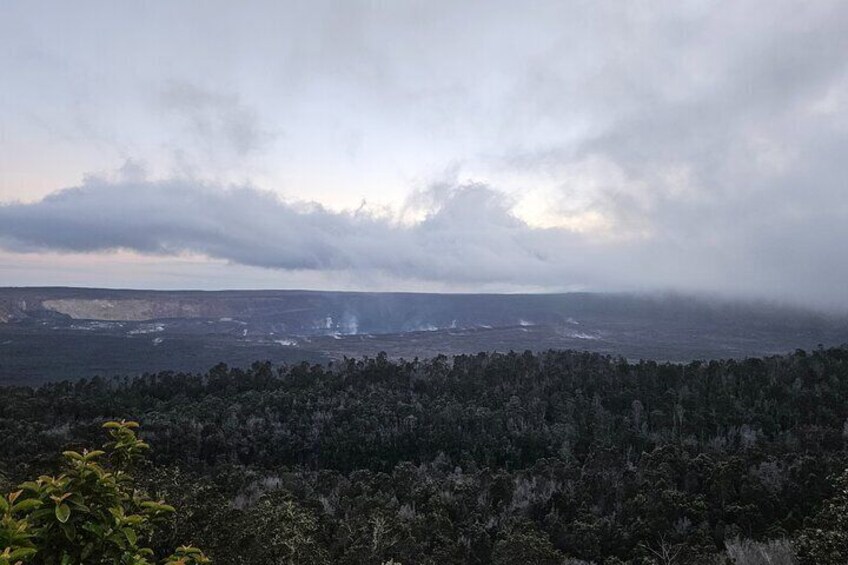 Volcano National Park and Rainbow Fall in Hilo, Hawaii