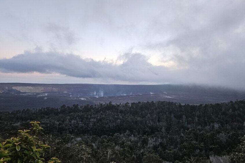 Volcano National Park and Rainbow Fall in Hilo, Hawaii