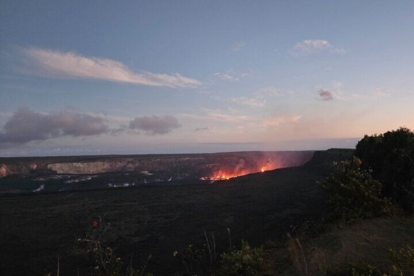 Volcano National Park and Rainbow Fall in Hilo, Hawaii